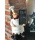 thumbnail image 4 of Kiaotime 98915Hb Figuras de Chef Italiano Decoración de Cocina con Pizarra de Chef Encimera Figura de Chef Coleccionable Estatua de decoración de Chef de Cocina, 4 of 5