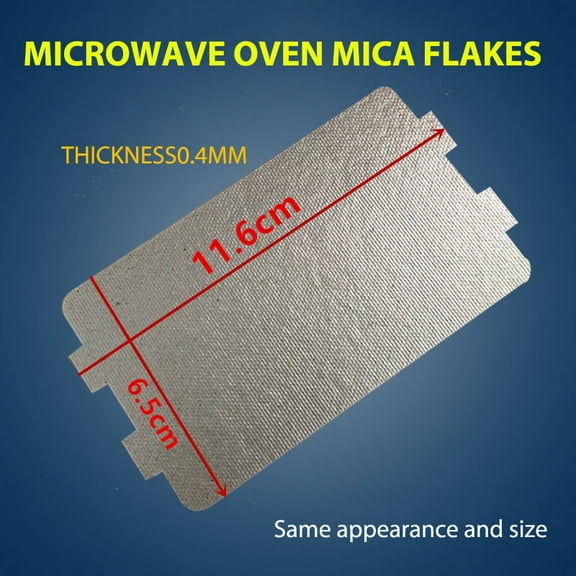 5PCS Microwave Oven Mica Plate Sheet 116*64 MM Replacement Part For Midea N05 20