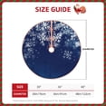 thumbnail image 2 of Sikiie Christmas Blue Christmas Tree Skirt, Christmas Tree Decorations, Christmas Decor, Tree Mat Decoration(30-48IN)-48", 2 of 6