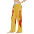 thumbnail image 2 of Small Women's Comfy Casual Pajama Pants Stretch Fabric Suitable for Yoga Pants Hippie Pants，The Best Holiday Gifts for Women Yellow, 2 of 7