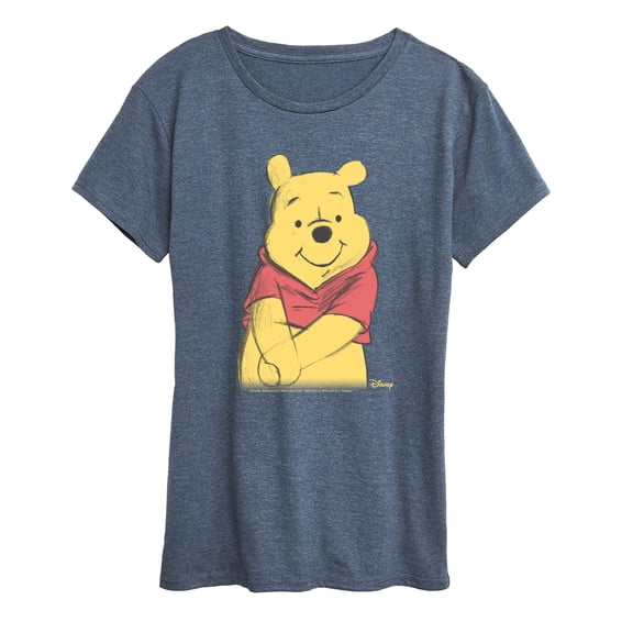 Winnie The Pooh - Winnie Sketch - Women's Short Sleeve Graphic T-Shirt