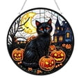 thumbnail image 3 of Halloween Diamond Art Painting Kits for Adults Acrylic Pendant, Cute Ghost Pumpkin Scarecrow Door Hanger Weatherproof Ornament for Entrance Window Display by OVFUIZ, 3 of 7