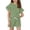 Green, variant on Grblisyd Outfit for Girls Two Piece Fashion Polka Dots Ruffle Short Sleeve Top Drawstring Elastic Waist Shorts Set Casual Clothing Sets