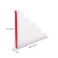 thumbnail image 2 of Minkissy 2PCS Bathtub Corner Splash Guard Acrylic Splash Protection Aesthetic Design Bathroom, 2 of 8