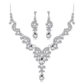 thumbnail image 1 of Collar decorativo nupcial de mujer Qarigey 3 unids/set diamantes de imitación blanco, 1 of 6