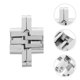 thumbnail image 1 of YOSADIER Bisagra Plegable Para Puertas De Hogar Material Metálico Resistente Plata, 1 of 6