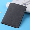 thumbnail image 4 of Men Wallet Three Card Slots Money Phonto Position Canvas Portable Cash Holder Coin Purse for Travel, 4 of 7
