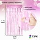 thumbnail image 2 of Telón de fondo de cortina de aluminio rosa zincado de 1 x 2 m para decoración de fiestas, 2 of 5
