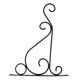 thumbnail image 5 of Soporte para colgar plantas en la pared de hierro negro para decoración del jardín del hogar (25*21cm), 5 of 10