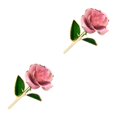 thumbnail image 1 of Matsuzay Flores coloridas de la vida Rosas chapadas en oro de 24 quilates para vitalidad y elegancia El chapado en oro de 24 quilates nunca se rosa 2piezas, 1 of 6