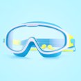 thumbnail image 2 of Máscara de natación para niños Máscara de buceo con esnórquel de 180 °, gafas de natación para niños antivaho con cubierta para la nariz Gafas de natación sin fugas Lente anti-rotura para jóvenes, 2 of 4