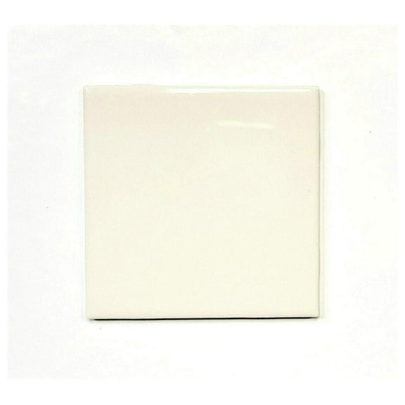 Set of 8 (1sf) 4x4 Almond 0135 Ceramic Tile Walls Backsplash Made in USA