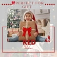 thumbnail image 5 of Christmas Designers 12in Red Christmas Bow Canvas UV Protected Indoor Outdoor, 5 of 9