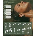 thumbnail image 2 of Hypoallergenic flat-back earring stack set in surgical-grade 316L stainless steel—nickel & lead-free, ideal for sensitive ears. Includes small studs and hoops (20G, 6mm post; 10mm hoop ID) perfect fo, 2 of 5