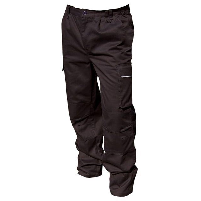 Result - Pantalones de trabajo contavientos Modelo Work-Guard Action Unisex hombre mujer (Negro)