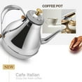 thumbnail image 3 of ENJOYW Stainless Steel Teapot Gooseneck Pour Coffee Tea Kettle Filter Strainer Pot Teapot, 3 of 7