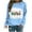 Blue, variant on IROINNID Christmas Sweatshirts for Women Loose Crewneck Pullover Shirts Blouse Christmas Sweatshirt Tops,Blue