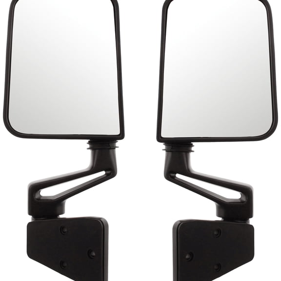 Garage-Pro Driver & Passenger Side Non-Heated Mirrors for Jeep Wrangler 1987-2002 Paintable Full-Door Type