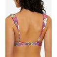 thumbnail image 5 of Hula Honey Juniors’ Impressionist Bloom Bikini Top, Large, Multi, 5 of 5