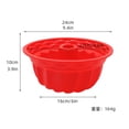 thumbnail image 7 of ROSOZ 9 Inch Silicone Bundt Cake Pan – Non-Stick Hollow Chiffon Mold for Swirl Pumpkin Bread & Baking, 7 of 7