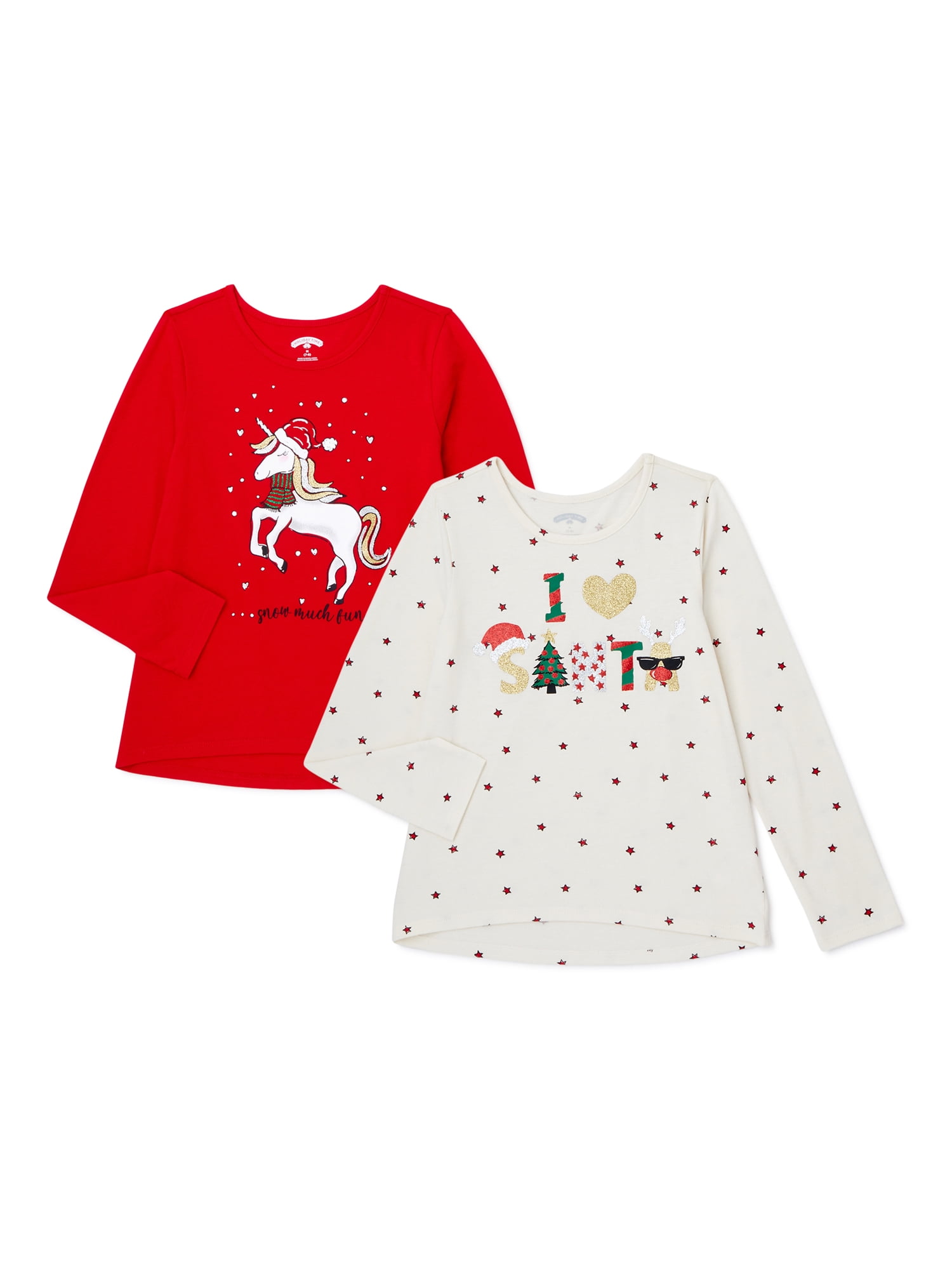 walmart girls christmas shirts