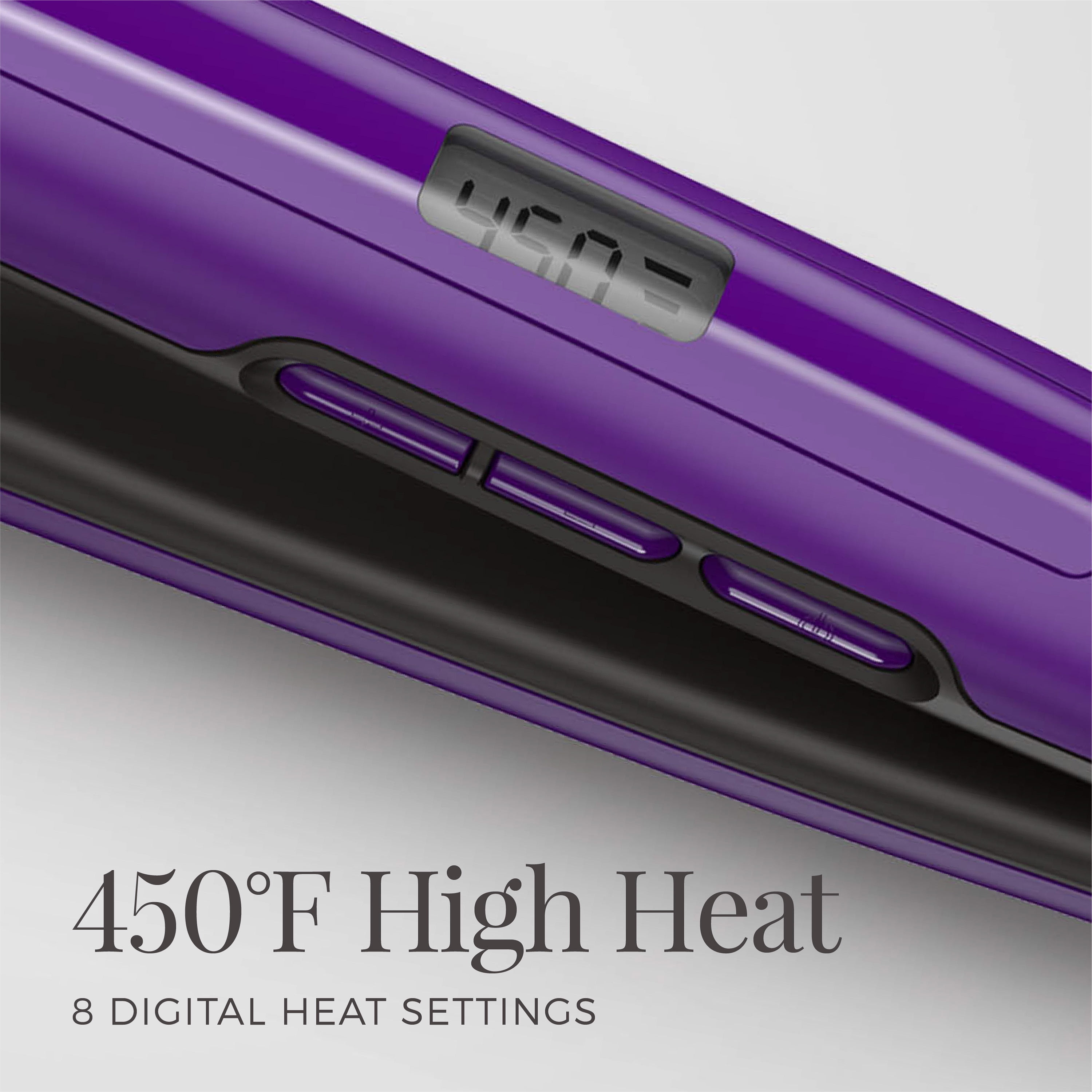 Remington 1" Flat Iron Hair Straightener, Anti-Static Technology, Titanium + Ceramic Plates, 30s Heat-Up, 60 Min Auto Shut-Off