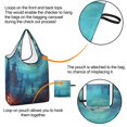 thumbnail image 4 of 5 Pack Foldable Shopping Bag,Halloween Night Scene Pattern Reusable Grocery Bags with Pockets,Large Reusable Tote Bags with Handles Waterproof & Lightweight, 4 of 6