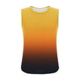 thumbnail image 5 of Hvot&aat Women’s Gradient Print Sleeveless Tank Top Casual Loose High Neck Flowy Pullover Summer Beach Blouse, 5 of 6