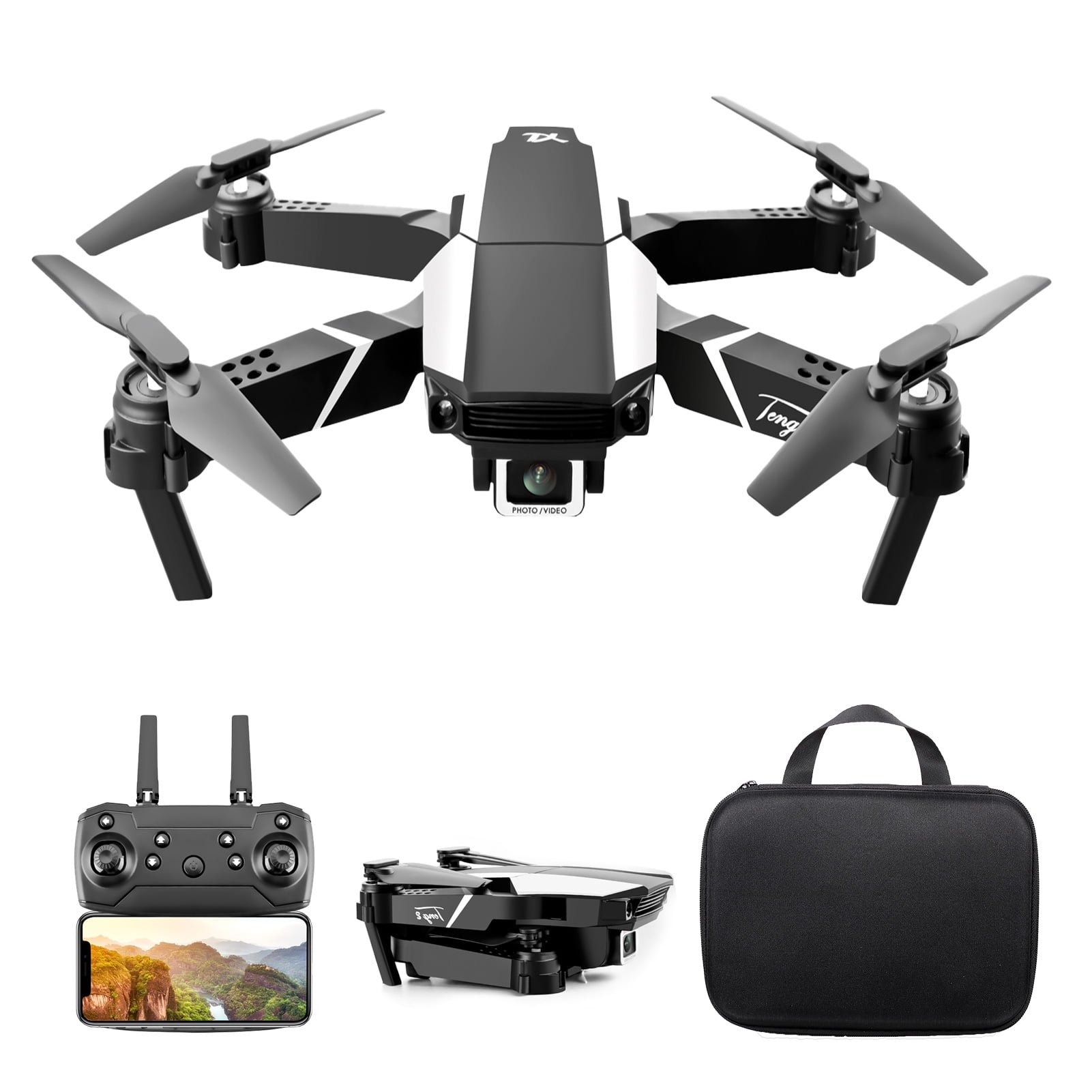 Details about   2021 Drone RC Drones Pro 4K HD Camera GPS WIFI FPV Quadcopter Foldable Bag Gifts 