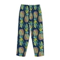 thumbnail image 5 of Daiia Colorful Pineapples Women's Sleep Pant with Pockets and Drawstring,Pajama Pants-Medium, 5 of 9