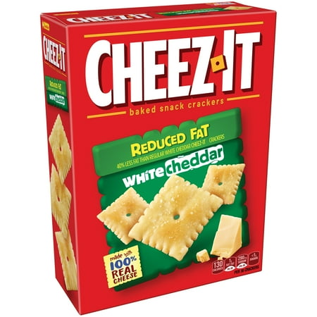 Merlot Cheddar - (2 Pack) Cheez-It Reduced Fat White Cheddar Baked Snack Crackers 11.5 oz. Box