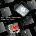 thumbnail image 2 of Velocifire Wireless Keyboard and Mouse Combo,  KM01 87 Key Red Switch Wireless Mechanical Keyboard and Wireless Mouse Combo, 2 of 7