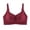 Red, variant on Women's Plus Size Wireless Seamless Lift stay-Sag Bra High Side Wing Armpit Fat Control Wide Strap Support Comfort Bras