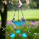 thumbnail image 5 of Fiudx Ofertas flash del día solo en línea Comedero para colibríes, comedero para pájaros colgante para exteriores, baño para pájaros, decoración para Patio y jardín, 5 of 7