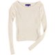 thumbnail image 1 of Suéter texturizado Aeropostale para mujer blanco roto grande, 1 of 2
