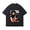 Black, variant on Chuck Norris Merch Distressed Washed Cotton Oversized Tee Vintage Streetwear Short Sleeve Relaxed Unisex Fit