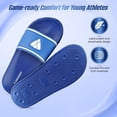 thumbnail image 2 of Vizari Kids SS' Soccer Slide Sandals For Boys and Girls (Blue, Big Kid 4), 2 of 8