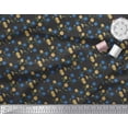 thumbnail image 2 of Soimoi Tissu Poly Georgette Feuilles & Floral Imprimé 1 Yard 42 Pouces de Large, 2 of 3