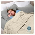 thumbnail image 6 of Weighted Blanket Queen Size 20lb (60" x 80") for Adults - All-Natural 100% Cotton - Premium Heavy Blanket Nontoxic Glass Beads (Sand, 60"x80"), 6 of 9
