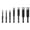 7pcs, variant on Fridja Self-Cooling Diamond Dry Drill Bit, For Ceramic Tile Stone Glass Hard Materials (Not For Wood), Round Shank 5mm - 16mm