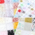 thumbnail image 6 of 12 Grids Bows Charms Mixed Shape Bowknot Nails Art Charms Pearls Resin Nails Art Decorations for Acrylic Nails, 6 of 8