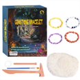 thumbnail image 1 of Gemstone Bracelet Making Kit Gem Digging Charm Bracelet Making Kit Mining Science STEM Learning Gemstones and Crystals DIY Craft for Girls, 1 of 8
