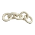 thumbnail image 4 of Cojín decorativo con forma de nudo de amor, ideal como recuerdo de fiesta en el dormitorio, con cadena de eslabones Blanco, 4 of 8