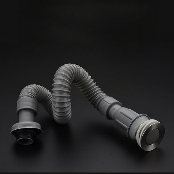 Fall Decor Household Bathroom Fittings Sink Downpipe Can Be Bent And Stretched Joints Durable And Practical