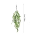 thumbnail image 3 of Ratán De Plástico Hojas y ramas artificiales de sauce,enredaderas de ratán sintético suave para decoración de interiores y exteriores (verde,1 pieza) Rkxzt, 3 of 7