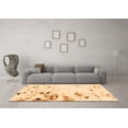 thumbnail image 3 of Ahgly Company Indoor Rectangle Abstract Orange Modern Area Rugs, 7' x 10', 3 of 4