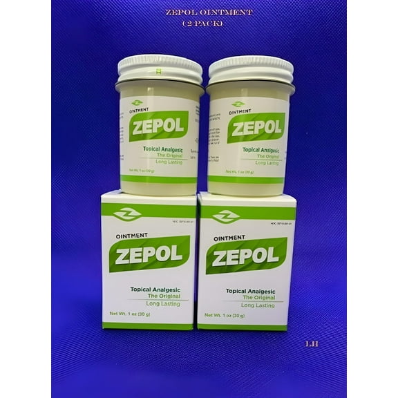 2 ZEPOL Topical Analgesic Ointment 1 Oz ***ORIGINAL***