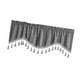 thumbnail image 5 of Cortina cenefa decorativa para sala de estar, baño, habitación infantil, térmica, cocina y ventana. Gris, 5 of 9