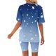 thumbnail image 4 of Puntoco - Blusa de manga corta con cuello en V para mujer, pantalones cortos, conjuntos de traje casual Puntoco Puntoco-633, 4 of 7