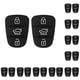 thumbnail image 3 of Sidaley ABS Automotive Remote Key Fob Reutilizable Lavable Extraíble 3 Botones Almohadilla de goma Reemplazo de la caja para I10 I20 I30 2 2 Stk 10piezas, 3 of 3